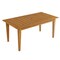 Alaterre Furniture Barton Eucalyptus Wood Outdoor Dining Table 80-OUTD-WD-DT - alternate 3